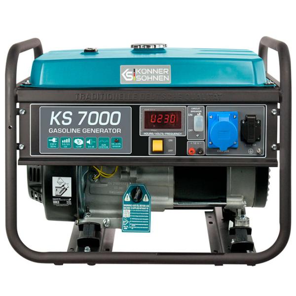 Generator de curent Könner & Söhnen KS 7000 230 V Benzină/ 5 kW photo 5