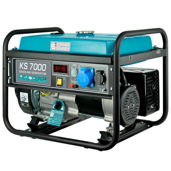 Generator de curent Könner & Söhnen KS 7000 230 V Benzină/ 5 kW photo 6