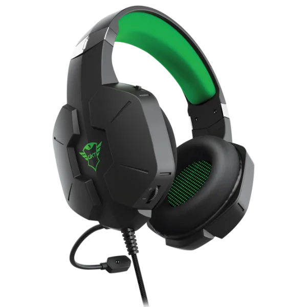 Наушники HeadsetTrust GXT323X Зелёный Черный Проводная/ Игровой photo 4