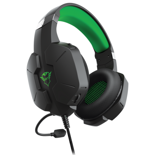 Наушники HeadsetTrust GXT323X Зелёный Черный Проводная/ Игровой photo 4