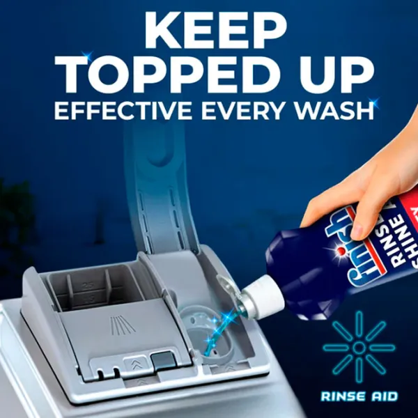 Soluție pentru mașină de spălat vase FINISH Rinse and Shine Aid CI04066 pentru îndepartarea murdăriei photo 2