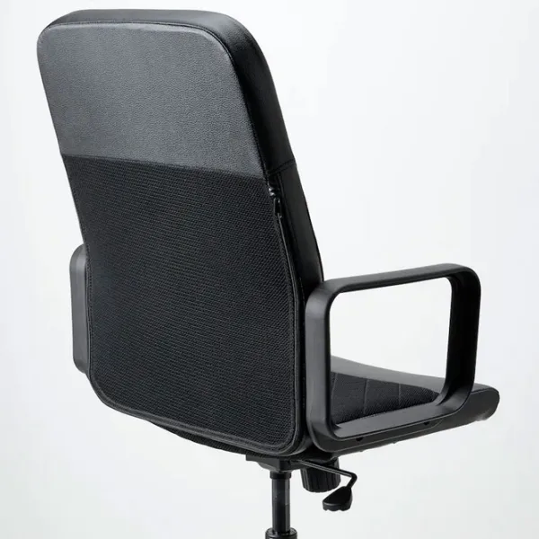 Fotoliu de birou Ikea Renberget Stofă/ Black photo 3