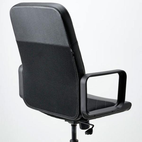 Fotoliu de birou Ikea Renberget Stofă/ Black photo 3