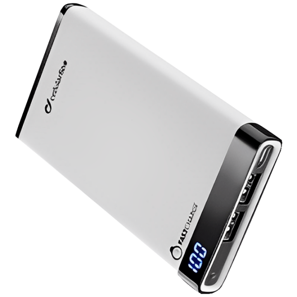 Power Bank Cellularline Slim USB C 8000 mAh/ White photo 2 Power Bank Cellularline Slim USB C 8000 mAh/ White photo 2