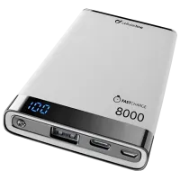 Power Bank Cellularline Slim USB C 8000 mAh/ White photo 3