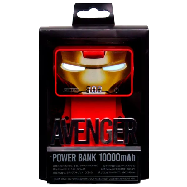 Power Bank Remax RPL-20 Avenger 10000 мАч/ Красный photo 4