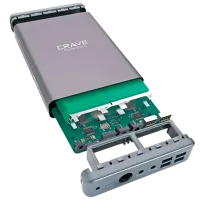 Power Bank CRAVE CRVPP102 50000 мАч/ Space Gray photo 2