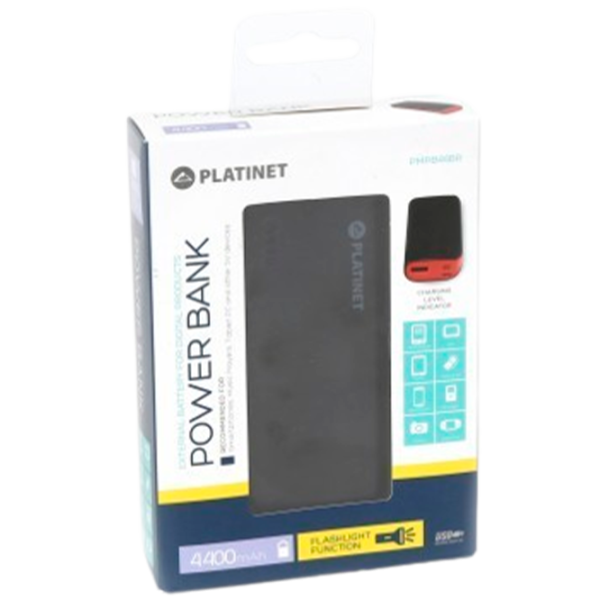 Power Bank Platinet PMPB44 4400 мАч/ Черный photo 4