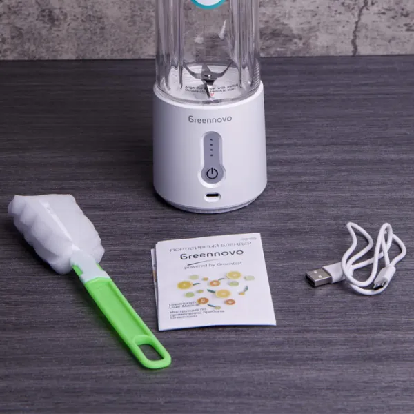 Портативный блендер Greennovo 500 Синий photo 3 Портативный блендер Greennovo 500 Синий photo 3