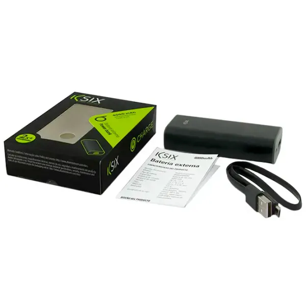 Power Bank KSIX PowerLive 4000 mAh/ Black photo 2