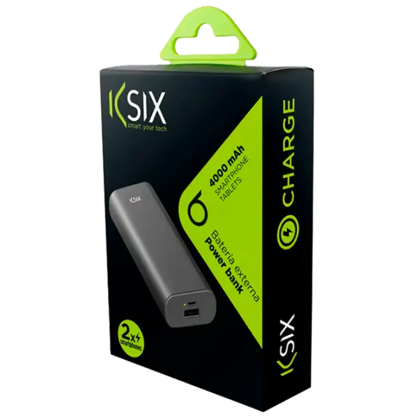 Power Bank KSIX PowerLive 4000 mAh/ Black photo 3