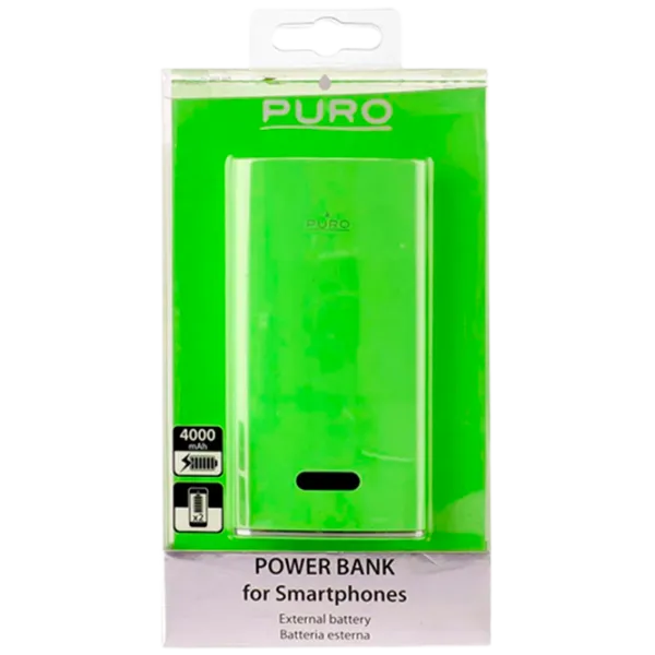 Power Bank Puro BB40P1YEL 4000 mAh/ Green photo 3