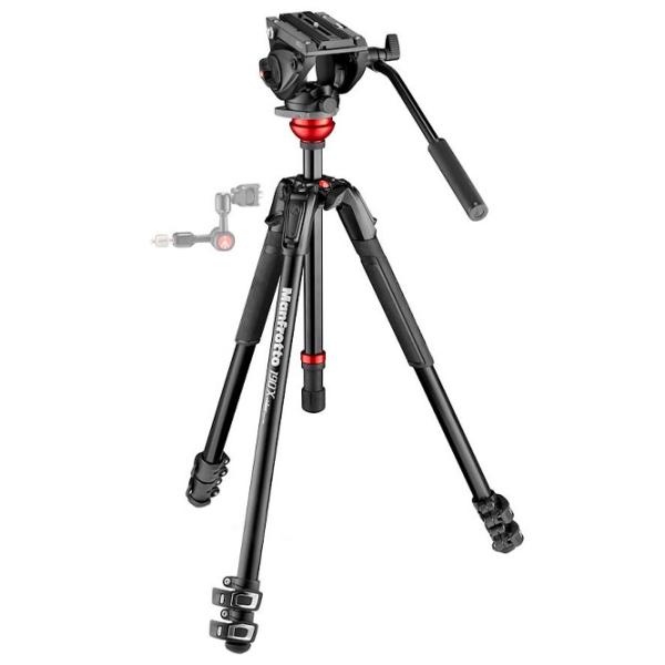 Трипод Manfrotto MVH500AH & 190X ALU Фото, видео/ Черный photo 2