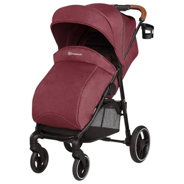 Cărucior pentru copil KinderKraft Grande 2020 5902533913190/ Burgundy photo 2