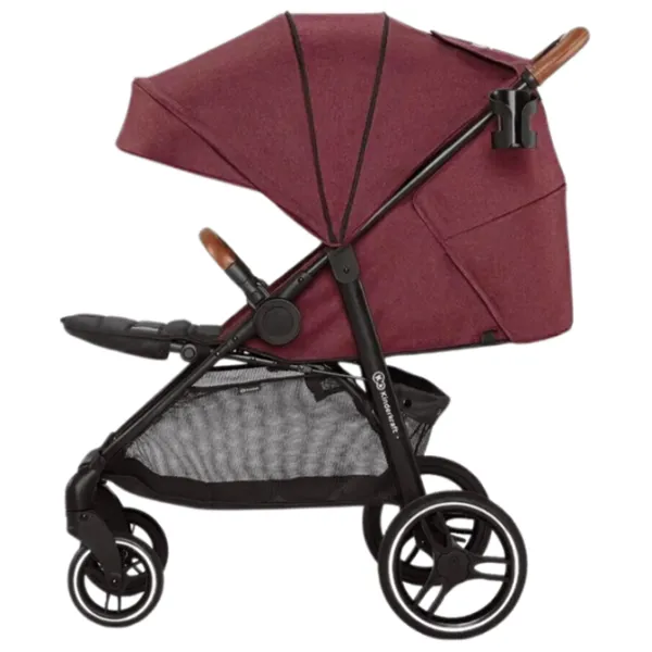 Cărucior pentru copil KinderKraft Grande 2020 5902533913190/ Burgundy photo 5