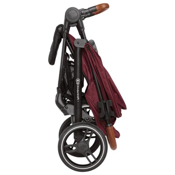Cărucior pentru copil KinderKraft Grande 2020 5902533913190/ Burgundy photo 6