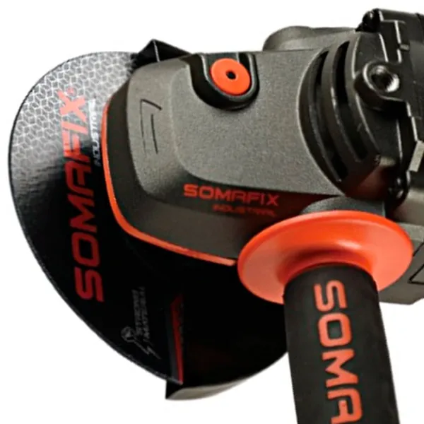 Шлифовальная машина Somafix SFX8609 Угловая/ 1500 Вт/ Оранжевый photo 2