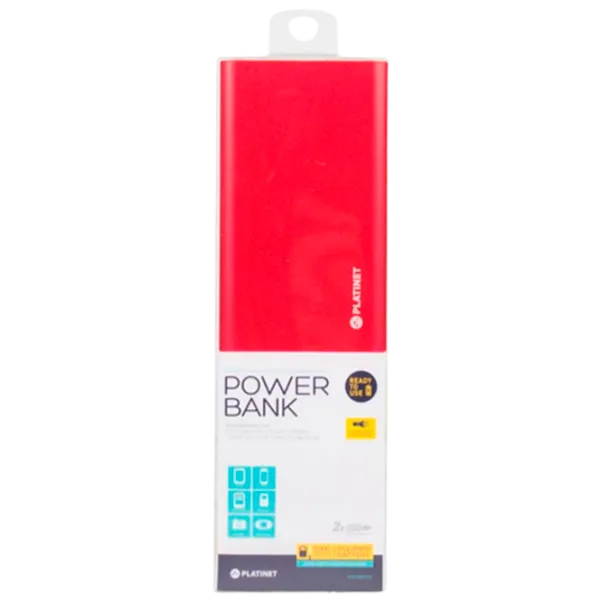 Power Bank Platinet PMPB5P 5000 mAh/ Red photo 3