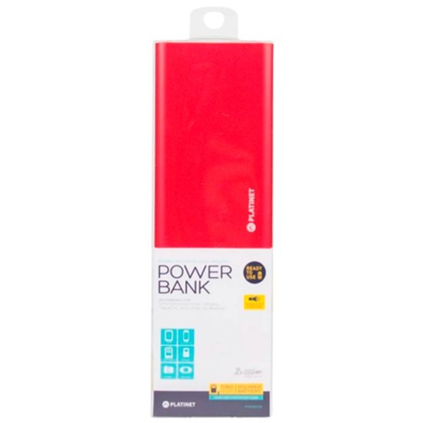 Power Bank Platinet PMPB5P 5000 mAh/ Red photo 3
