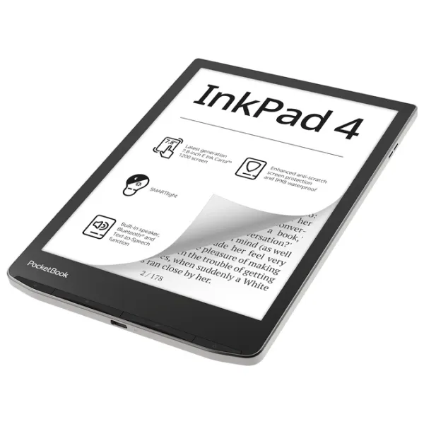 Carte electronică Pocketbook Inkpad 4 7.8"/ E-Ink Carta/ 32 GB/ Black photo 3