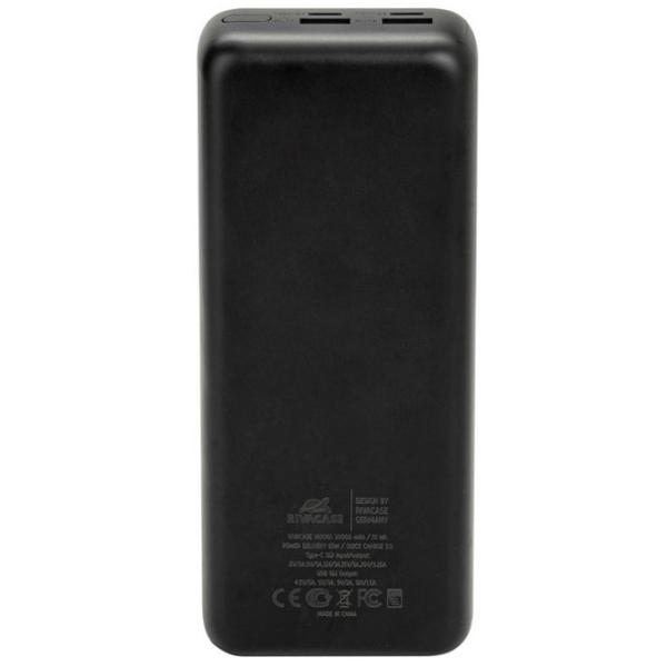 Power Bank RivaCase VA1080 30000 mAh/ Black photo 2