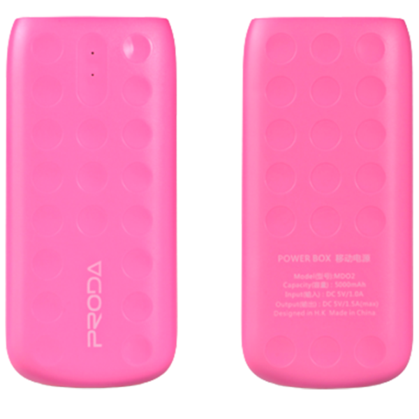 Power Bank Proda PPL-2 5000 mAh/ Pink photo 6 Power Bank Proda PPL-2 5000 mAh/ Pink photo 6