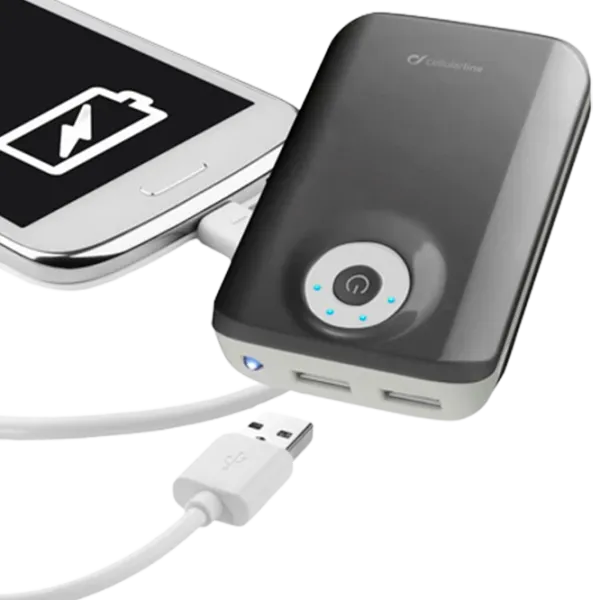 Power Bank Cellularline Dual Ultra 6600 mAh/ Black photo 5