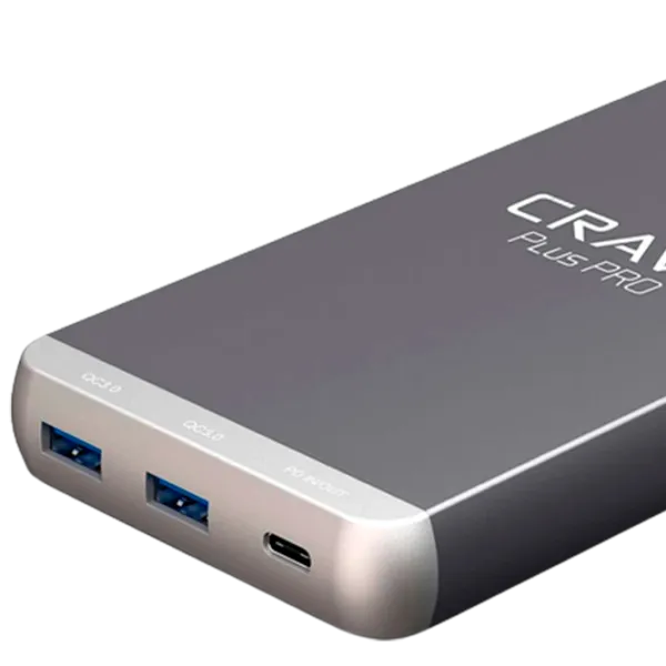 Power Bank CRAVE CRVPB20P1 20000 мАч/ Space Gray photo 2 Power Bank CRAVE CRVPB20P1 20000 мАч/ Space Gray photo 2