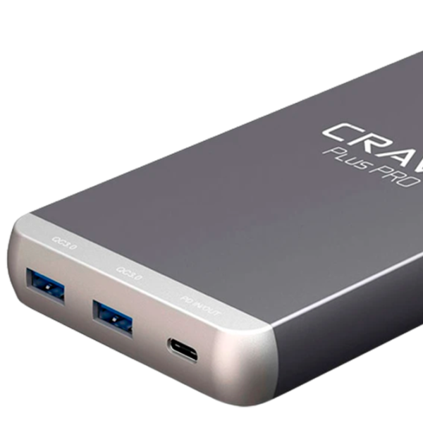 Power Bank CRAVE CRVPB20P1 20000 мАч/ Space Gray photo 2 Power Bank CRAVE CRVPB20P1 20000 мАч/ Space Gray photo 2