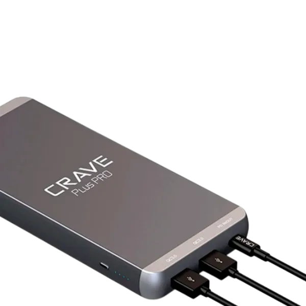 Power Bank CRAVE CRVPB20P1 20000 мАч/ Space Gray photo 3 Power Bank CRAVE CRVPB20P1 20000 мАч/ Space Gray photo 3
