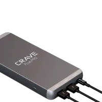 Power Bank CRAVE CRVPB20P1 20000 мАч/ Space Gray photo 3