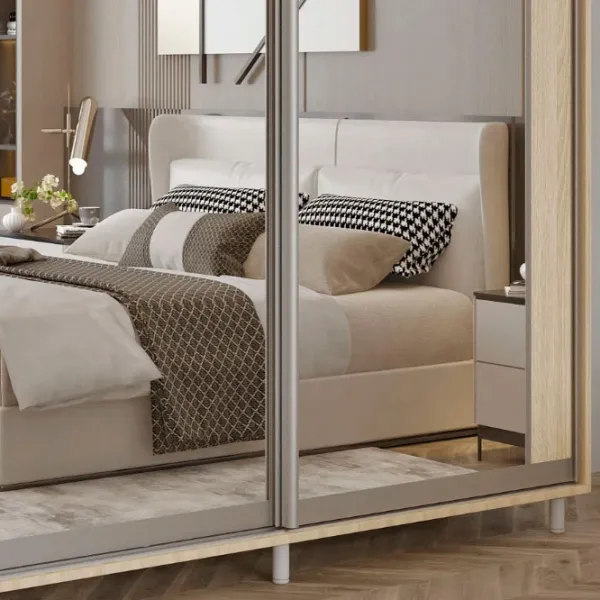 Dulap pentru haine Glisant Mobildor-Lux ARON P 1200 K2 3025 120 x 60 x 220 / PAL / Stejar Sonoma photo 3