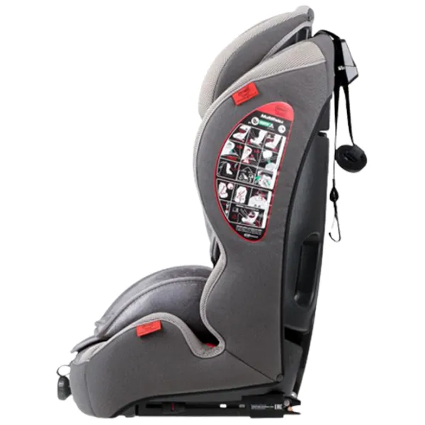 Детское автокресло Heyner MultiRelax AERO Fix (798120) 9 месяцев - 12 лет/ 36 кг/ Grey photo 4