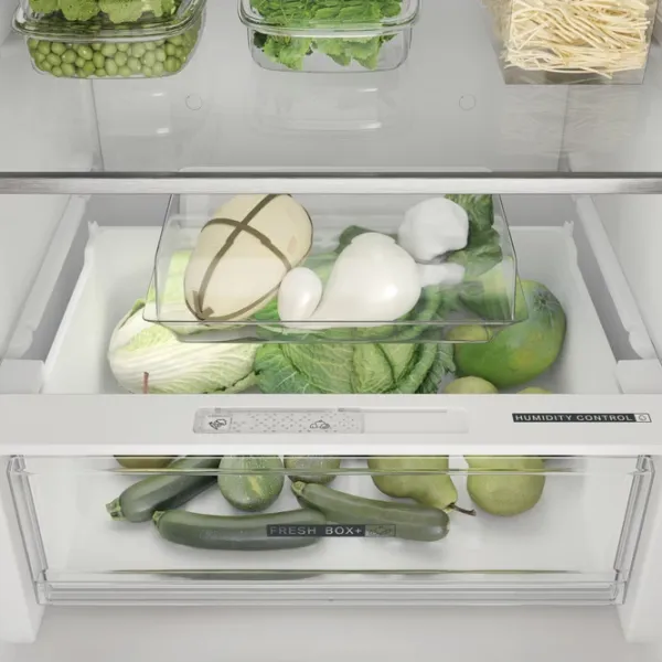 Frigider Whirlpool W7X 93A OX 1 cu congelator jos 367 l / 202.7 cm / Inox photo 6