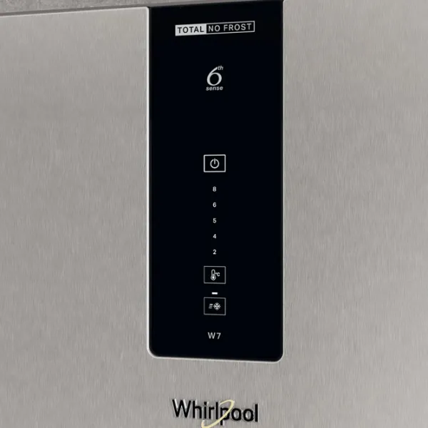 Frigider Whirlpool W7X 92O OX cu congelator jos 367 l / 202.7 cm / Inox photo 5
