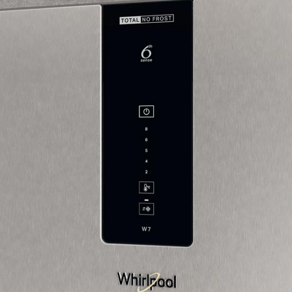 Frigider Whirlpool W7X 92O OX cu congelator jos 367 l / 202.7 cm / Inox photo 5