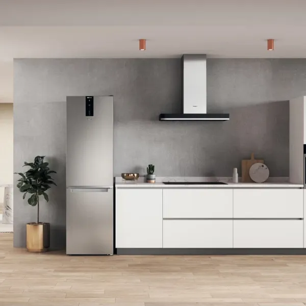 Frigider Whirlpool W7X 92O OX cu congelator jos 367 l / 202.7 cm / Inox photo 9
