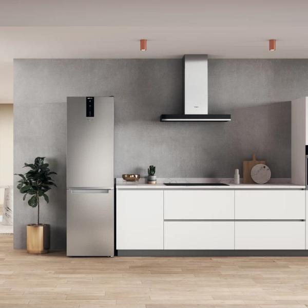 Frigider Whirlpool W7X 92O OX cu congelator jos 367 l / 202.7 cm / Inox photo 9