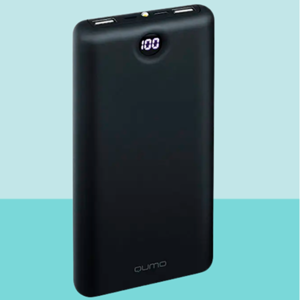 Power Bank Qumo PowerAid 20800 V2 20800 мАч/ Черный photo 2 Power Bank Qumo PowerAid 20800 V2 20800 мАч/ Черный photo 2