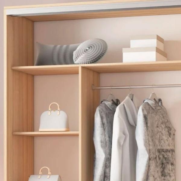 Dulap pentru haine Glisant Mobildor-Lux ARON P 1500 K2 3025 150 x 60 x 220 / DSP / Stejar Sonoma photo 6 Dulap pentru haine Glisant Mobildor-Lux ARON P 1500 K2 3025 150 x 60 x 220 / DSP / Stejar Sonoma photo 6