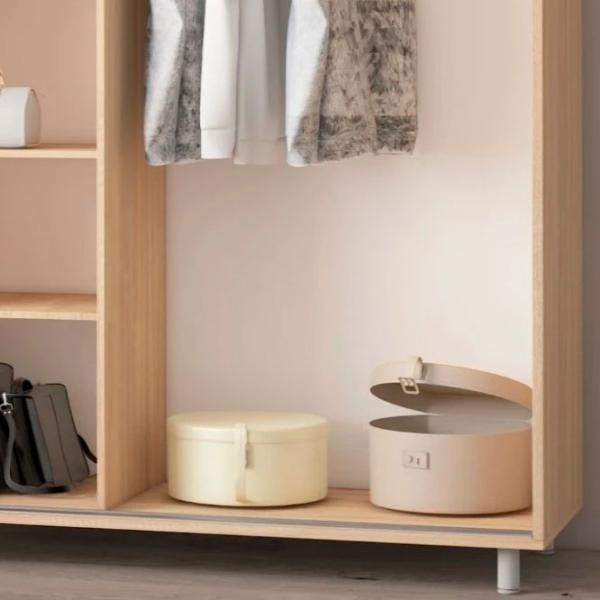 Dulap pentru haine Glisant Mobildor-Lux ARON P 1500 K2 3025 150 x 60 x 220 / DSP / Stejar Sonoma photo 7 Dulap pentru haine Glisant Mobildor-Lux ARON P 1500 K2 3025 150 x 60 x 220 / DSP / Stejar Sonoma photo 7
