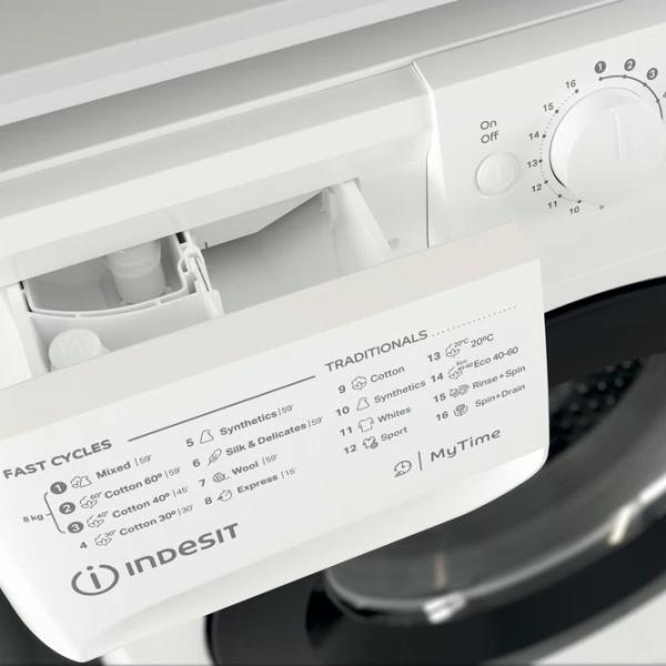 Стиральная машина Indesit MTWE 81495 WK EE 8 кг / 1400 об/мин / Белый photo 7 Стиральная машина Indesit MTWE 81495 WK EE 8 кг / 1400 об/мин / Белый photo 7