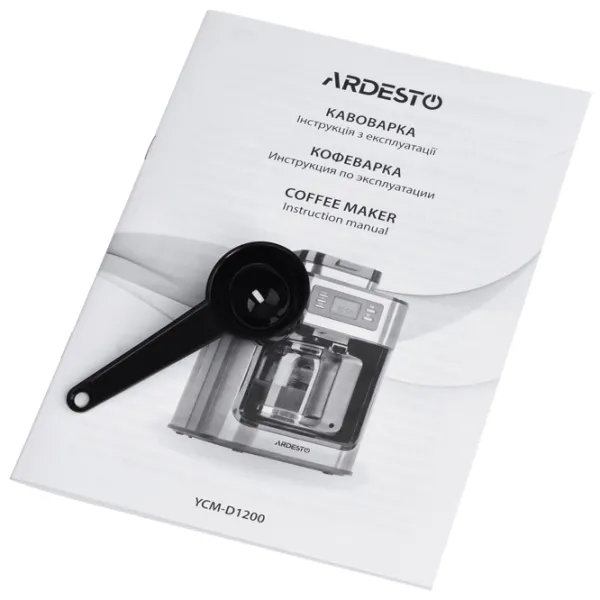 Cafetieră Ardesto YCM-D1200 Cu picurare/ 1.2 l/ Inox photo 7