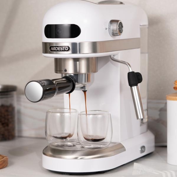 Espressor Ardesto YCM-E1500 Manual (cu cupă) / 1.4 l / White photo 8