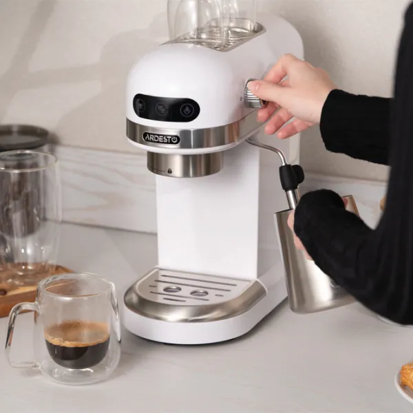 Espressor Ardesto YCM-E1500 Manual (cu cupă) / 1.4 l / White photo 9