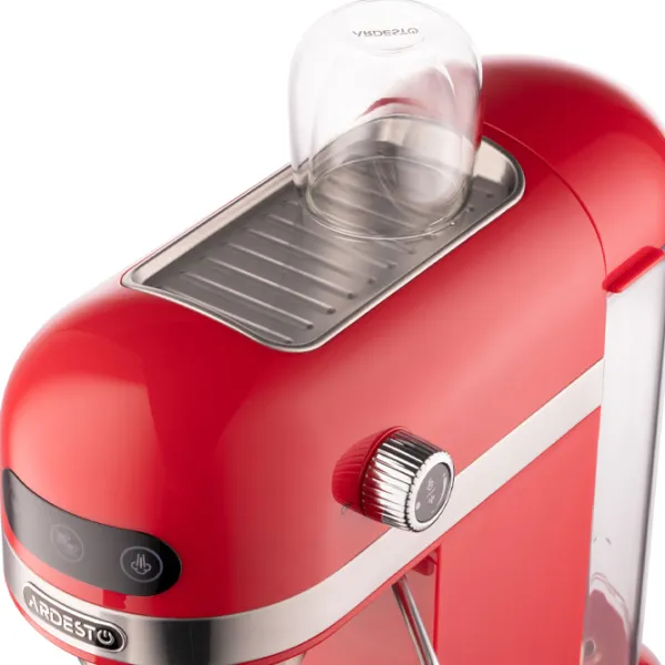 Espressor Ardesto YCM-E1501 Manual (cu cupă) / 1.4 l / Red photo 6