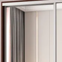 Dulap pentru haine Glisant Mobildor-Lux ARON P 1200 K2 2226 120 x 60 x 220 / DSP / Wenghe photo 4
