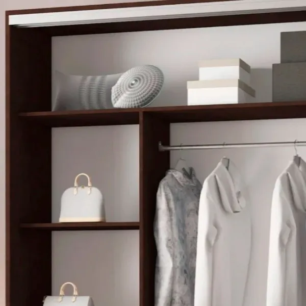 Гардероб Раздвижной Mobildor-Lux ARON P 1200 K2 2226 120 x 60см x 220 / ДСП / Венге photo 6