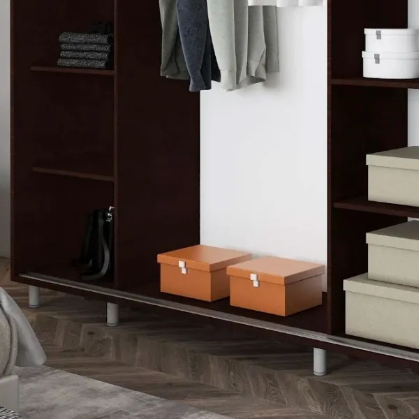 Гардероб Раздвижной Mobildor-Lux ARON P 1900 K2 2226 190 x 60см x 220 / ДСП / Венге photo 4