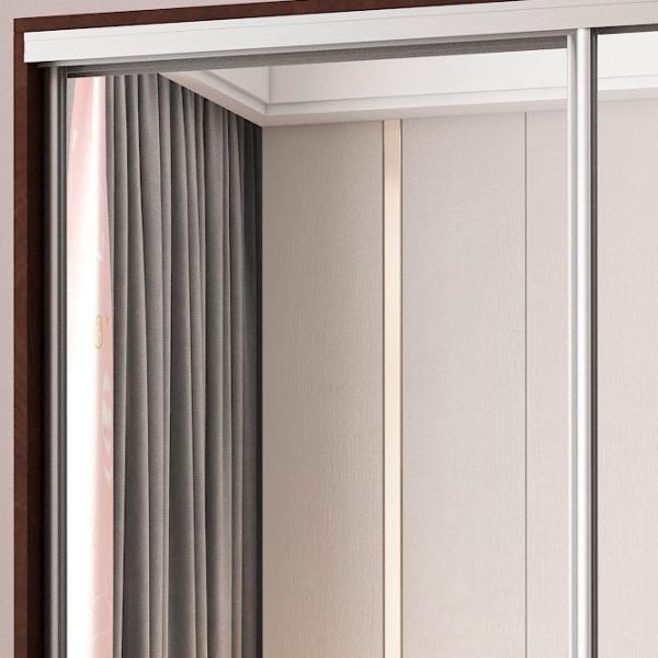 Dulap pentru haine Glisant Mobildor-Lux ARON P 1000 K2 2226 100 x 60 x 220 / DSP / Wenghe photo 4